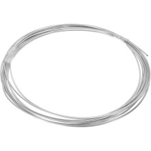 Stainless Steel Tubing Coil, 1/8" OD x 26 ft Industrial 304 Stainless Steel Tube, Welded Steel Tubing, Silver Tone
