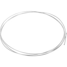 Stainless Steel Tubing Coil, 1/8" OD x 10 ft Industrial 304 Stainless Steel Tube, Welded Steel Tubing, Silver Tone