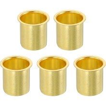 5Pcs Fit for 15mm(9/16") Tube ID Brass Compression Fitting, Insert Tube Support Compression Sleeve Fitting, Sleeve Ferrules for Water Oil Air Pipe