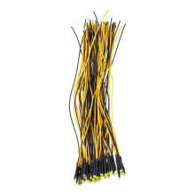 50pcs 1.8mm LED Diode Lights, Yellow Light DC 12V Pre-Wired Small Emitting LED Light High Brightness