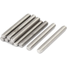 M10 x 80mm 304 Stainless Steel Fully Threaded Rods Bar Studs Silver Tone 10 Pcs