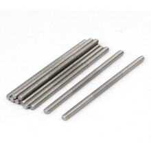 M4 x 80mm 304 Stainless Steel Fully Threaded Rod Bar Studs Hardware 10 Pcs