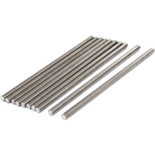 M8 x 200mm 1.25mm Pitch 304 Stainless Steel Fully Threaded Rods Fasteners 10 Pcs