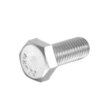 M8-1.25 x 20mm Left Hand Hex Head Bolt, 304 Stainless Steel Reverse Fully Threaded Fastener Screws Bolts for Machinery, Automobiles and Construction