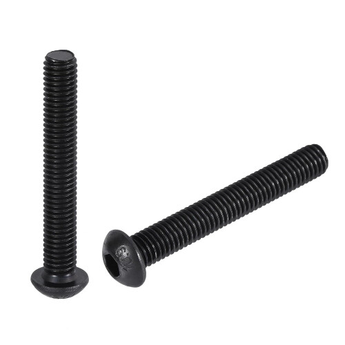 M8x55mm Hex Socket Button Head Cap Bolts Screws Carbon Steel 10pcs