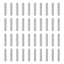 70Pcs 2.5mm x 16mm Dowel Pins, 304 Stainless Steel Cylindrical Round Head Shelves Support Pegs Locating Pin for Bookshelf Cabinet Furniture Component,