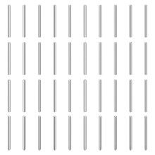 70Pcs 2mm x 25mm Dowel Pins, 304 Stainless Steel Cylindrical Round Head Shelves Support Pegs Locating Pin for Bookshelf Cabinet Furniture Component, G