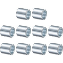 10 Pcs Galvanized Steel Spacer 1/2" Bore x 3/4" OD x 3/4" Length, Unthreaded Standoff Bushing Plain Finish, Round Metal Spacer Fits M12 Screws Bolts