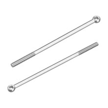 4Pcs M8 x 150mm Lifting Eye Bolts, 304 Stainless Steel Machinery Shoulder Swing Bolt Lifting Ring Eyebolt for Pipeline Gate Valves, Building Steel Pip