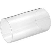 Clear Rigid Acrylic Pipe, 93mm(3.66") ID x 100mm(3.94") OD 4" Round Polycarbonate Tube Plastic Tubing for Plumbing, Lighting, Aquarium, DIY Projects