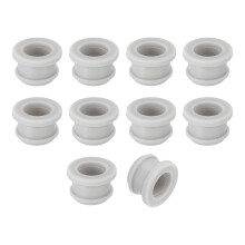 12Pcs Rubber Grommets 13mm Drill Hole, 10mm ID Hole Top Hat Grommet Silicone Rubber Hole Plug Gasket Wires Protection for Wiring Automotive, Gray