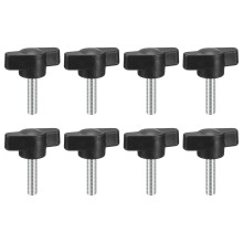 8Pcs Clamping Screw Knob, M5 x 20mm Metric Carbon Steel t Shaped Thumb Screws Handle for Quick Remove Hand Tightening Knob Replacement