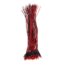 50pcs 3mm LED Diode Lights, Red Light DC 12V Pre-Wired Small Emitting LED Light High Brightness
