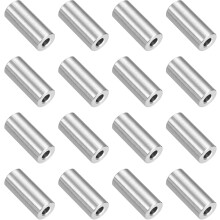 16Pcs 304 Stainless Steel Spacer 9/16" OD x 1/4" ID x 1-3/8" Length(14x6x35mm) Screw Standoff Bushing Plain Finish Unthreaded Round Metal Spacer for M