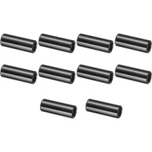 10pcs Stainless Steel Spacer 1/4" Bore x 3/8" OD x 1" Length Screw Bushing Plain Finish Round Metal Spacers for 1/4" Screws Bolts and Rods
