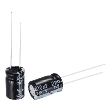 220uF 35V 8x12mm Electrolytic Capacitor, Radial Leads Aluminum Capacitors for TVs, LCD Monitor, VCD, 50Pcs