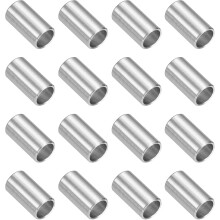 16Pcs 304 Stainless Steel Spacer 3/8" OD x 5/16" ID x 11/16" Length(10x8x18mm) Screw Standoff Bushing Plain Finish Unthreaded Round Metal Spacer for M
