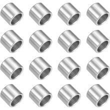 16Pcs 304 Stainless Steel Spacer 5/8" OD x 1/2" ID x 9/16" Length(16x12x14mm) Screw Standoff Bushing Plain Finish Unthreaded Round Metal Spacer for M1
