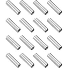 16Pcs 304 Stainless Steel Spacer 3/8" OD x 5/16" ID x 1-3/8" Length(10x8x35mm) Screw Standoff Bushing Plain Finish Unthreaded Round Metal Spacer for M