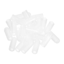 40Pcs Silicone End Caps, 3.5mm(1/8") ID 13mm(1/2") Height Round Rubber Elastic Screw Thread Protectors Soft Flexible Screw Bolt Covers Caps for Metal