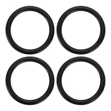 4Pcs 304 Stainless Steel O Ring, M5 x 30 x 40mm(WD. x ID. x OD.) Seamless Welded Circle Loop Round Ring Buckles for Luggage Webbing Craft DIY Decorati