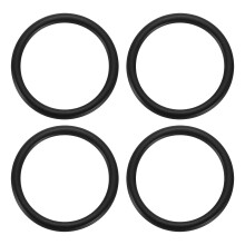 4Pcs 304 Stainless Steel O Ring, M3 x 40 x 46mm(WD. x ID. x OD.) Seamless Welded Circle Loop Round Ring Buckles for Luggage Webbing Craft DIY Decorati