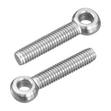 4Pcs M5 x 25mm Lifting Eye Bolts, 304 Stainless Steel Machinery Shoulder Swing Bolt Lifting Ring Eyebolt for Pipeline Gate Valves, Building Steel Pipe