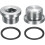 2Pcs M30x2 Inner Hex Head Pipe Fitting Plug, Universal Carbon Steel Thread Socket Plug with Black O-Ring for Terminate Pipe Ends or Replacement Drains 1