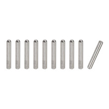 4x16mm Dowel Pins, 10pcs 304 Stainless Steel Round Head Flat Chamfered End Dowel Pin Bunk Bed Pins Shelf Pegs Support Shelves Fasten Elements
