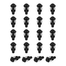 20 Set M8x34.5mm Jack Nuts, Carbon Steel Zinc Finish Expansion Screw Petal Nut, Multi-Grip Insert Rivet Nut Fasteners for Hollow Wall Iron Skin Line U