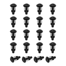 20 Set M6x28mm Jack Nuts, Carbon Steel Zinc Finish Expansion Screw Petal Nut, Multi-Grip Insert Rivet Nut Fasteners for Hollow Wall Iron Skin Line Use