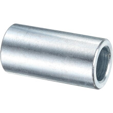 25 Pcs Galvanized Steel Spacer 1/2" Bore x 3/4" OD x 1-1/2" Length, Unthreaded Standoff Bushing Plain Finish, Round Metal Spacer Fits M12 Screws Bolts
