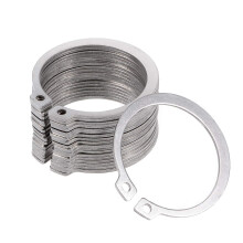 49mm External Circlips C-Clip Retaining Shaft Snap Rings 304 Stainless Steel 20pcs