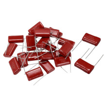 20Pcs CBB22 630V 105J 5% Tolerance Through Hole Metallized Polypropylene Film Capacitors