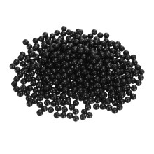 500Pcs Raised Panel Cabinet Door Spacers, 3/16"(5mm) Silicone Ball Stabilizers Bumpers for Cabinet Door Alignment Stress Distribution, Black
