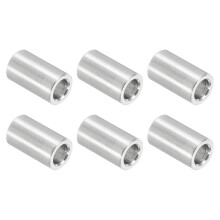 6Pcs Aluminum Spacer, 5/16" OD x 3/16" ID x 5/8" Length Unthreaded Screw Standoff Bushing, Plain Finish Round Metal Spacer for Screws, Bolts and Rods,