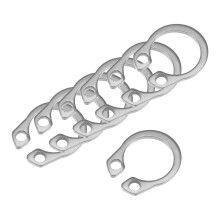 11.7mm External Circlips C-Clip Retaining Shaft Snap Rings 304 Stainless Steel 50pcs