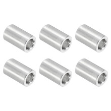 6Pcs Aluminum Spacer, 5/16" OD x 3/16" ID x 1/2" Length Unthreaded Screw Standoff Bushing, Plain Finish Round Metal Spacer for Screws, Bolts and Rods,