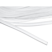 Clear PVC Tubing, 1mm ID x 2mm OD - 15ft PVC Tube Lightweight Vinyl Hose, Transparent Flexible Plastic Water Tubing for Air Oil Water Transfer Aquariu