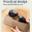 Glasses Protective Pockets Universal Glasses Case PU Pouch for Reading Light purple 6