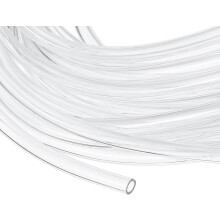Clear PVC Tubing, 2mm ID x 3mm OD - 15ft PVC Tube Lightweight Vinyl Hose, Transparent Flexible Plastic Water Tubing for Air Oil Water Transfer Aquariu