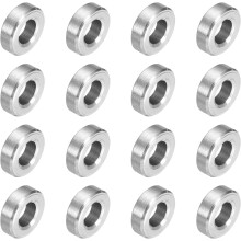 16Pcs 304 Stainless Steel Spacer 3/8" OD x 3/16" ID x 1/8" Length(10x5x3mm) Screw Standoff Bushing Plain Finish Unthreaded Round Metal Spacer for M5 S