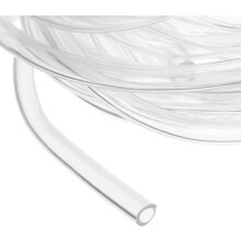 Clear PVC Tubing, 4mm ID x 5mm OD - 12.5ft PVC Tube Lightweight Vinyl Hose, Transparent Flexible Plastic Water Tubing for Air Oil Water Transfer Aquar