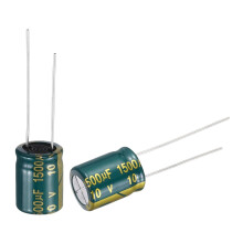 1500uF 10V 10x13mm Electrolytic Capacitor, Radial Leads Aluminum Capacitors for TV, LCD Monitor, VCD, 18pcs