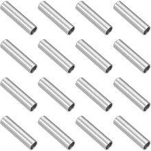 16Pcs 304 Stainless Steel Spacer 3/8" OD x 5/16" ID x 1-9/16" Length(10x8x40mm) Screw Standoff Bushing Plain Finish Unthreaded Round Metal Spacer for