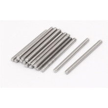 M3 x 40mm 0.5mm Pitch 304 Stainless Steel Fully Threaded Rods Bar Studs 20 Pcs