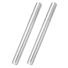 2Pcs Fully Threaded Rod, M12 x 1mm Pitch 304 Stainless Steel Right Hand Fine Threads Studs, 100mm/4 inch Threaded Screw Rods Fasteners for Anchors Bol