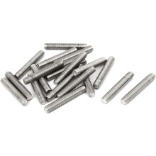 M5 x 30mm 304 Stainless Steel Fully Threaded Rod Bar Studs Fasteners 20 Pcs