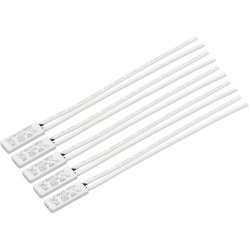 5Pcs KSD9700 Thermostat, NO Temperature Control Switch 50C N.O 2A Plastic Bimetal Normally Open Thermal Protector Thermal Switch