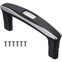 1Pcs Luggage Telescopic Handle Replacement, Suitcase Handle Replacement Pull Grip for Telescopic Handle Repair Travel Accessories(Black, 6.1 Inch)